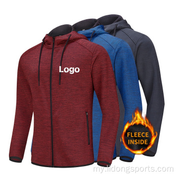 အမျိုးသားများအတွက် Mens Cotton Zipper Hoodie